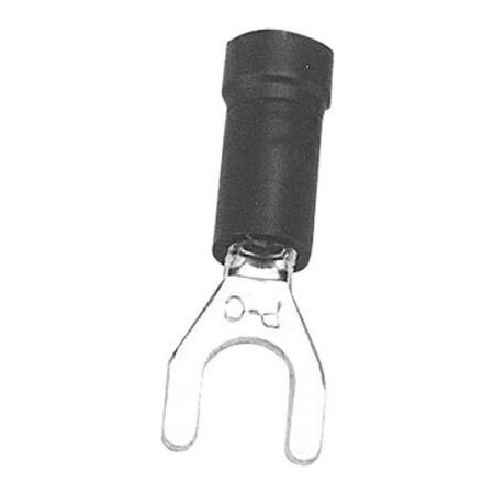 Allpoints Allpoints 85-1025 Blue Spade Terminal, Stud No 6, 14 - 100/Box 851025